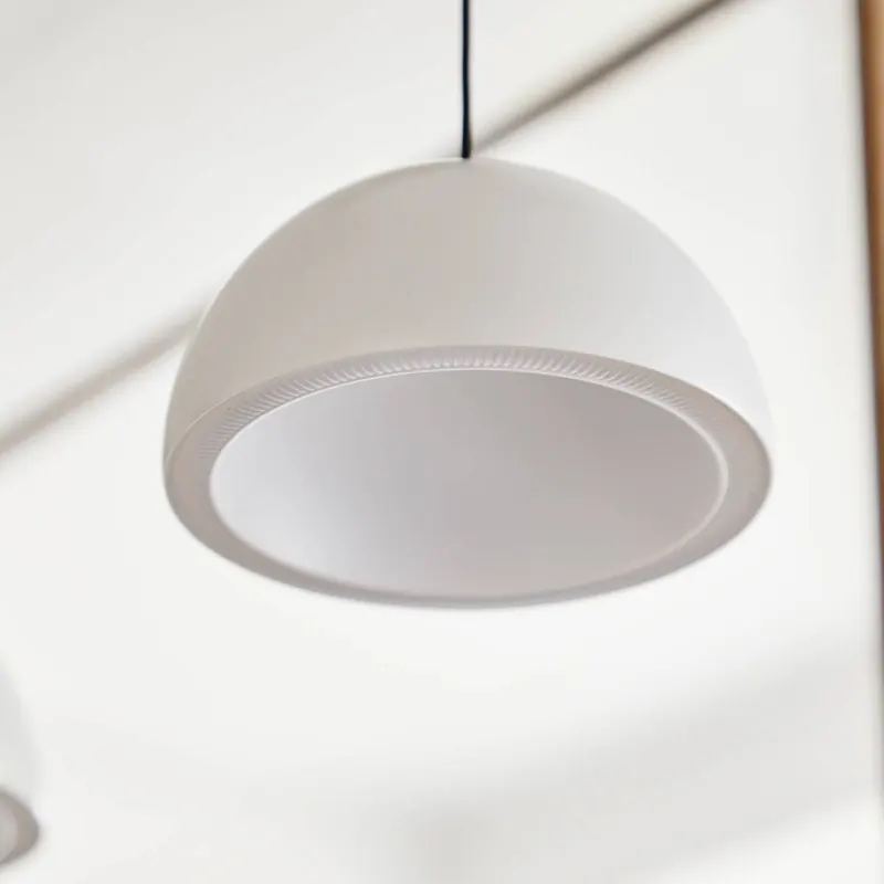 LOOM DESIGN żyrandol LED Curve, biała, aluminium, Ø 14 cm