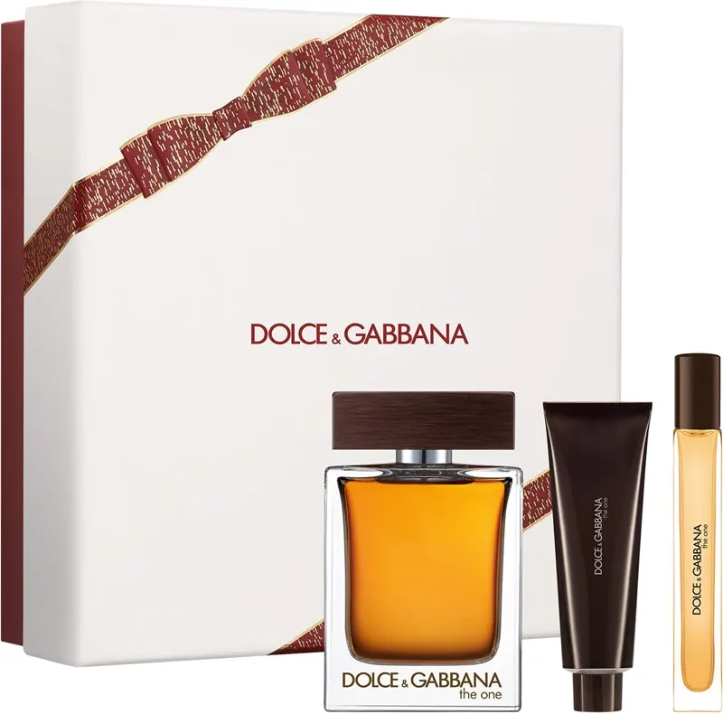 Dolce&Gabbana The One For Men EDT Trio Gift Set zestaw prezentowy dla mężczyzny