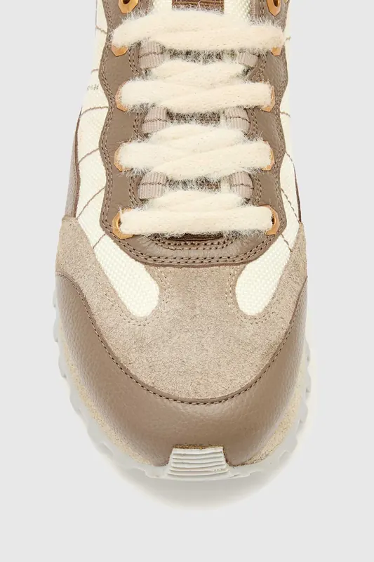 AllSaints Nevis Sneaker White/cow Print Maat: 39 | Sneakers Outlet | Dames | Bruin