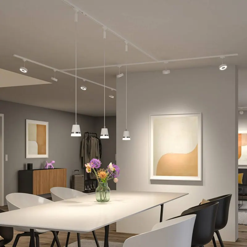 Paulmann URail spot LED Circle, 3stepdim, 4000 K, biała światło sygnałowe