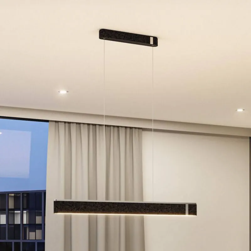 Paulmann Smart Żyrandol LED Jagun, antracyt, 100 cm, filc