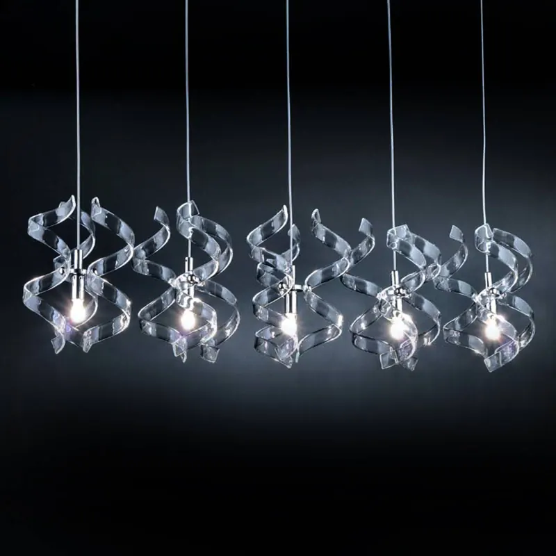 Lampa wisząca Crystal 5-punktowa