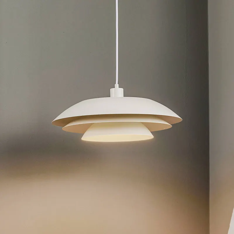 Dyberg Larsen DL45 lampa wisząca metal biała