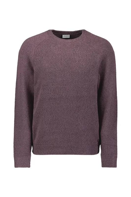No Excess Pullover Crewneck Soft Wool Blend Dark Wine Maat: L | Sweaters Outlet | Heren