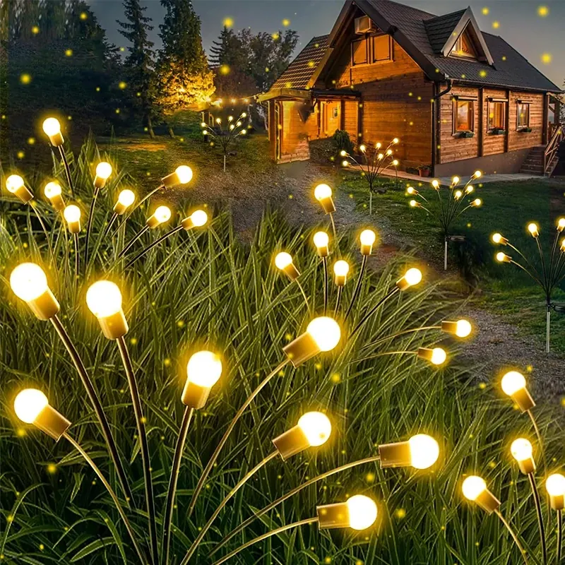 Lampy ogrodowe - nowe, ulepszone lampy świetliki zasilane energią słoneczną Zewnętrzne wodoodporne lampy ogrodowe Vibran do dekoracji