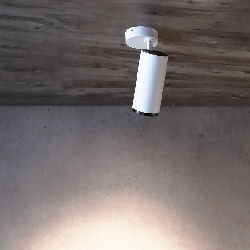 Reflektor sufitowy LED Lucea 6, biały, aluminium, 2700 K
