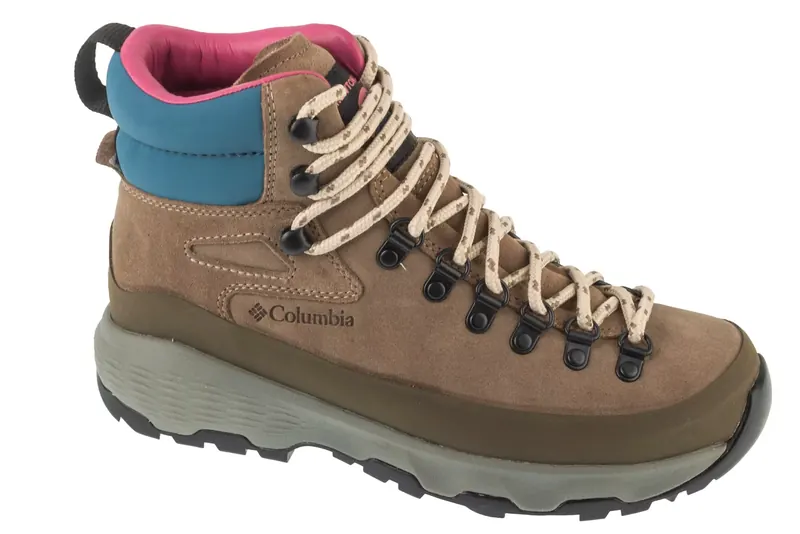 Columbia Newton Alpine PT 2128851252, Damskie, Brązowe, buty trekkingowe, skóra zamszowa, rozmiar: 37