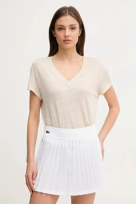 United Colors of Benetton t-shirt lniany