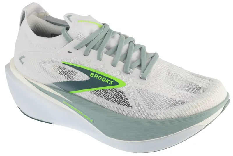Brooks Hyperion Max 3 1104671D164, Męskie, Białe, buty do biegania, tkanina, rozmiar: 45