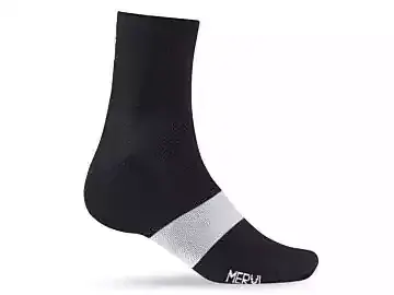 Skarpety GIRO CLASSIC RACER czarny biały (L (43-45))