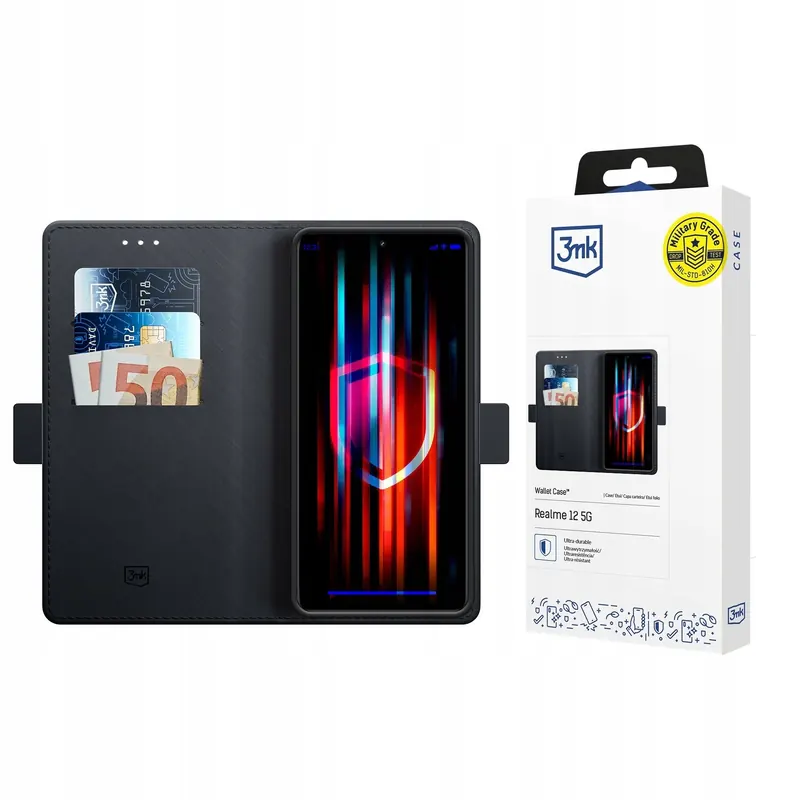 Etui Z Klapką Do Realme 12 5G 3MK Wallet Case Portfel Na Karty