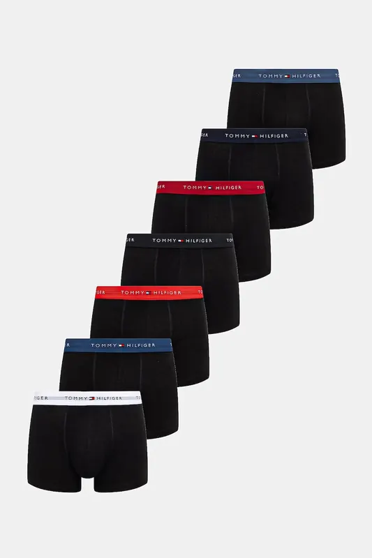 Tommy Hilfiger bokserki dopasowane męskie bawełniane z elastanem 7-pack