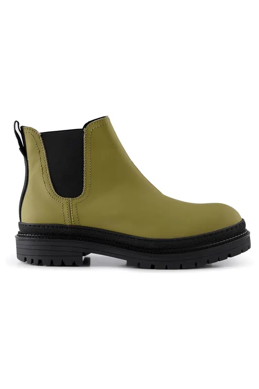 Shoe The Bear Stb-arvid Chelsea Khaki Green Maat: 45 | Laarzen Outlet | Heren | Zwart