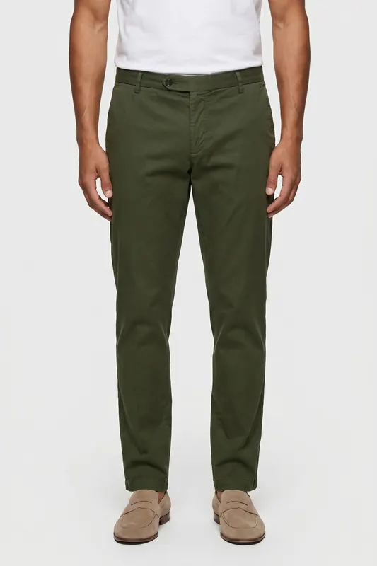 Brooks Brothers Chino Cotton Military Green Maat: W30 | Chino's Outlet | Heren | Groen