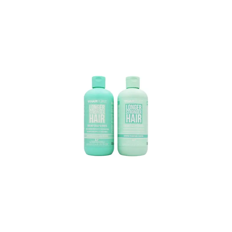 Hairburst Zestaw prezentowy Longer Stronger do włosów przetłuszczających się 2×350 ml