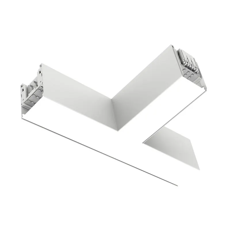 Moduł narożny SLC LED Click T, AC, przyłącze po lewej stronie, biały