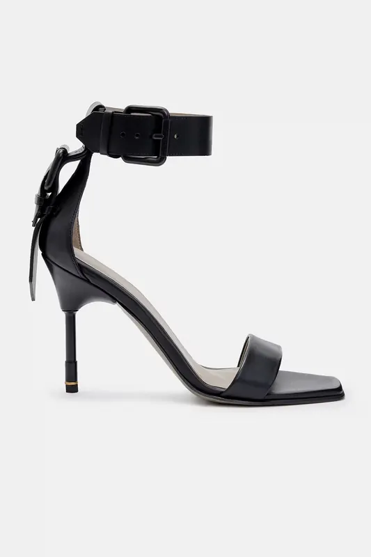 AllSaints Noir Sandal Black/matte Black Maat: 40 | Pumps Outlet | Dames | Zwart