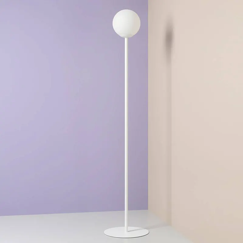 Lampa stojąca Joel, biała, 1-punktowa