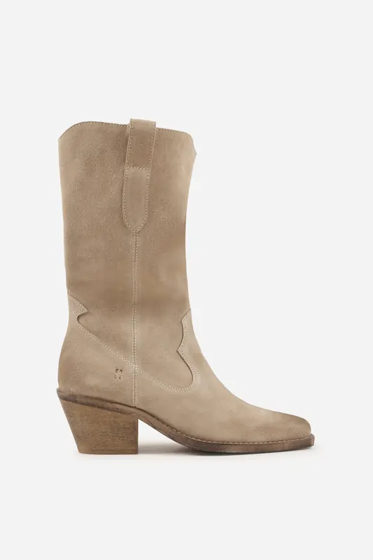 Bronx Cassi-dy Ankle Boot Oatmilk Maat: 40 | Laarzen Outlet | Dames | Beige
