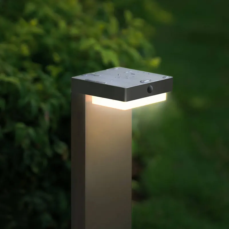 LED-Akku-Außenwegeleuchte 800104, antracyt, IP44, czujnik