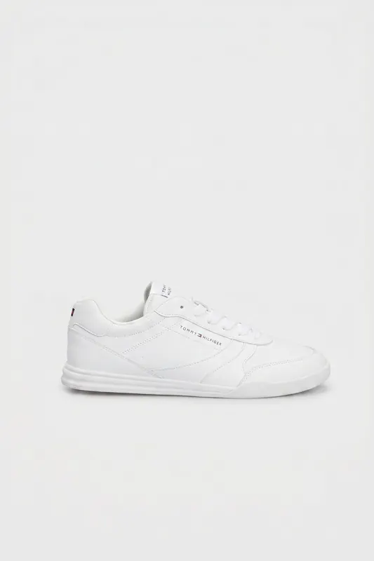 Tommy Hilfiger Lopro Cup Leather Shoes White Maat: 41 | Sneakers Outlet | Heren | Wit