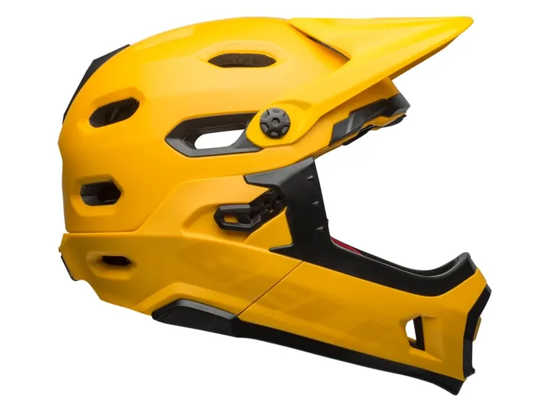 Kask full face BELL SUPER DH MIPS SPHERICAL matte gloss żółty czarny (58-62)