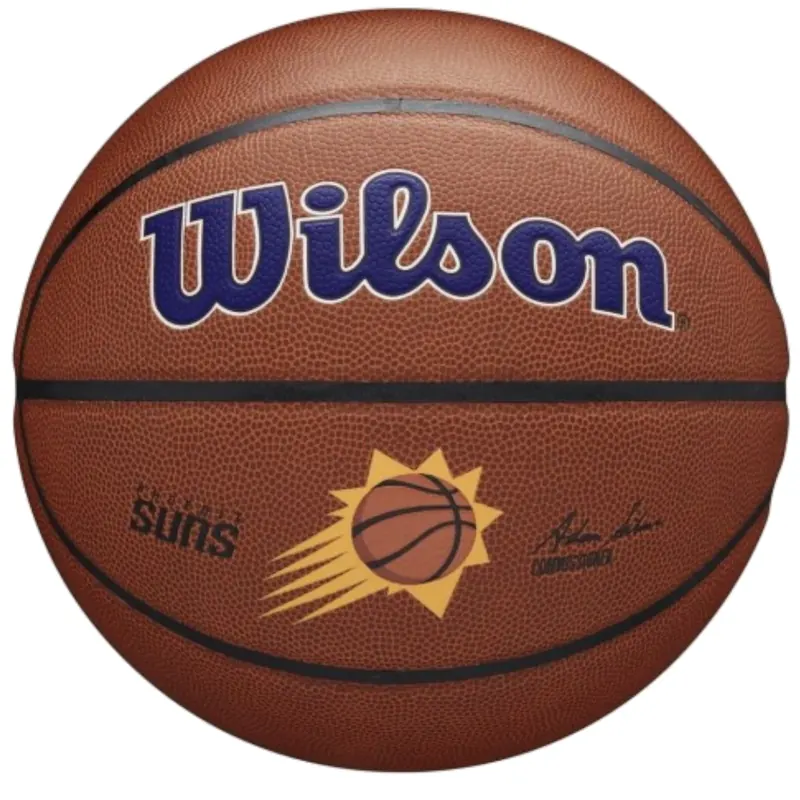 Wilson Team Alliance Phoenix Suns Ball WTB3100XBPHO, Unisex, Brązowe, piłki do koszykówki, Skóra kompozytowa, rozmiar: 7