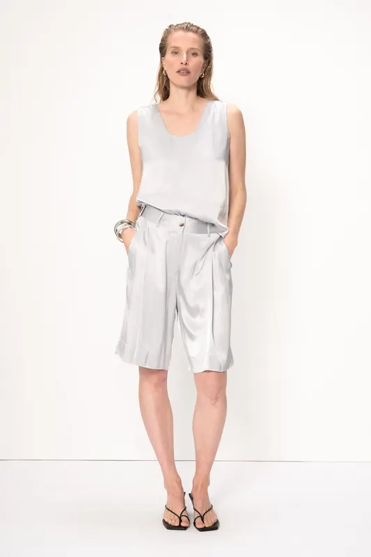 VIVEH Kaya Top Icy Blue Maat: 36 | Blouses Outlet | Dames | Zilver