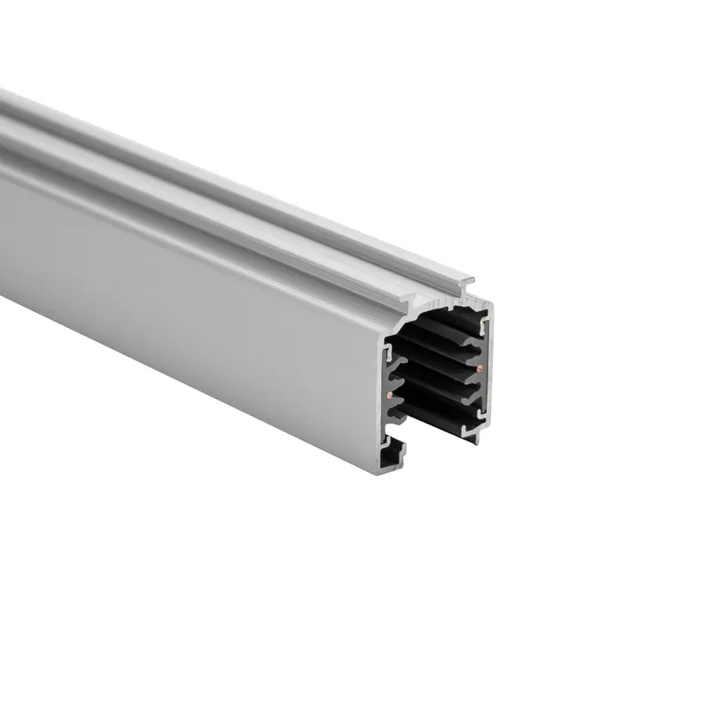BRUMBERG 3-fazowa szyna prądowa ONETRACK, srebrna, dł. 200 cm