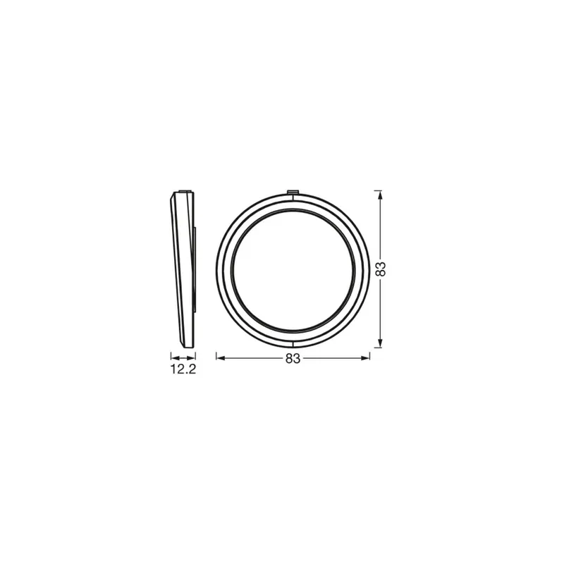 OSRAM SMART+ WiFi UNDERCABINET ROUND, biały, Ø 8 cm, zestaw 3 szt