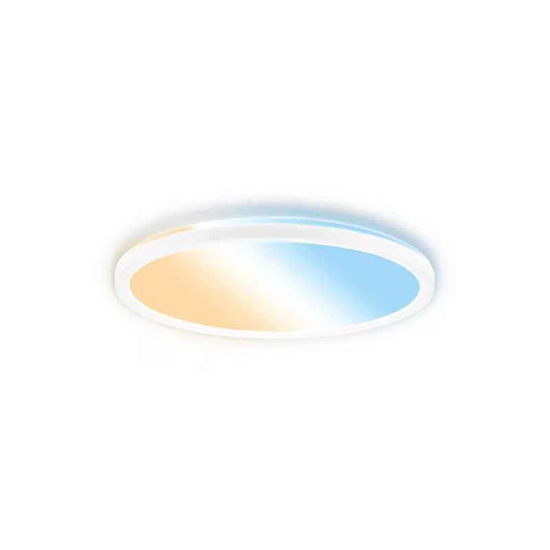 Lampa sufitowa LED Tava A, CCT, Ø 29 cm, biała, pilot