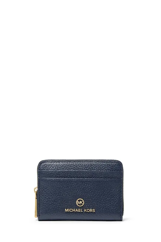 Michael Kors Small Zip Around Coin Card Case Navy Maat: OS | Portemonnees Outlet | Dames | Blauw