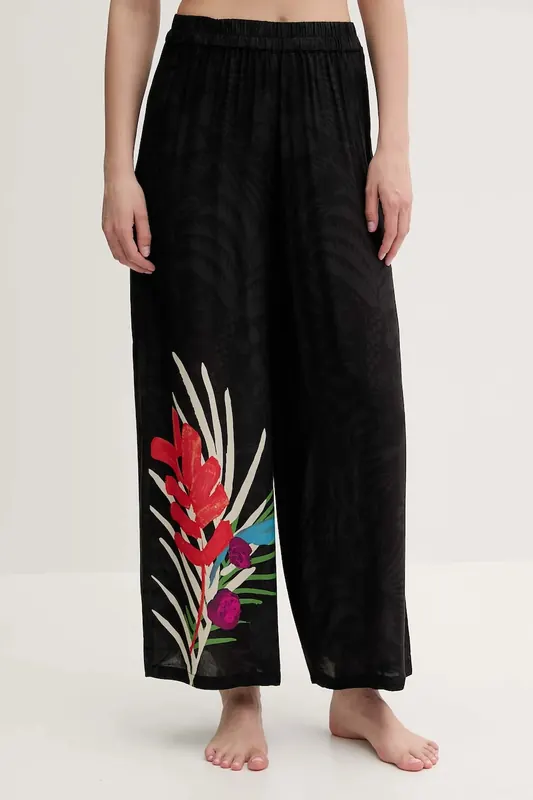 Desigual spodnie plażowe COLIBRÍ PANT