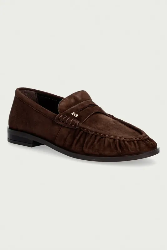 Nokwol mokasyny damskie zamszowe Haven Chocolate Suede