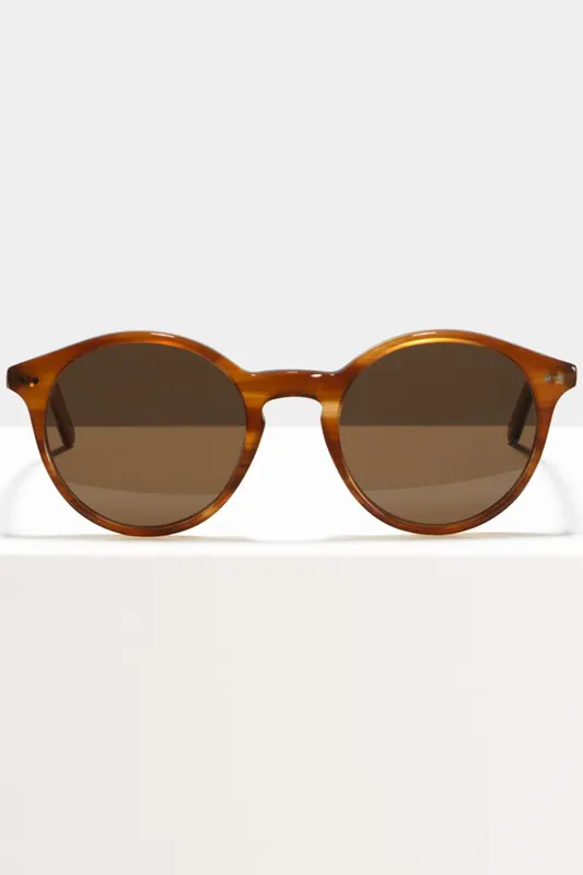 Ace & Tate Monty Alderwood Sun Maat: M | Zonnebrillen Outlet | Unisex | Bruin
