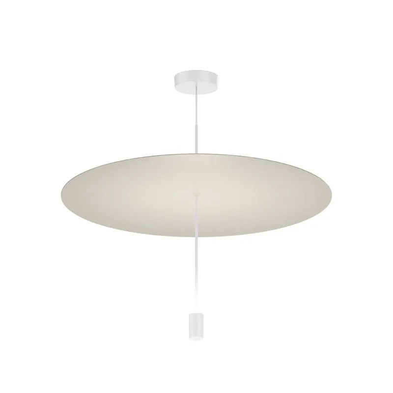 WEVER &amp; DUCRÉ żyrandol LED Shedda, średnica 70 cm, kolor szary jedwabisty,