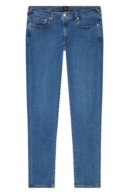 Paul Smith Mens Slim Fit Jean Blue Over Dyed Maat: W36 R | Slim Jeans Outlet | Heren | Blauw