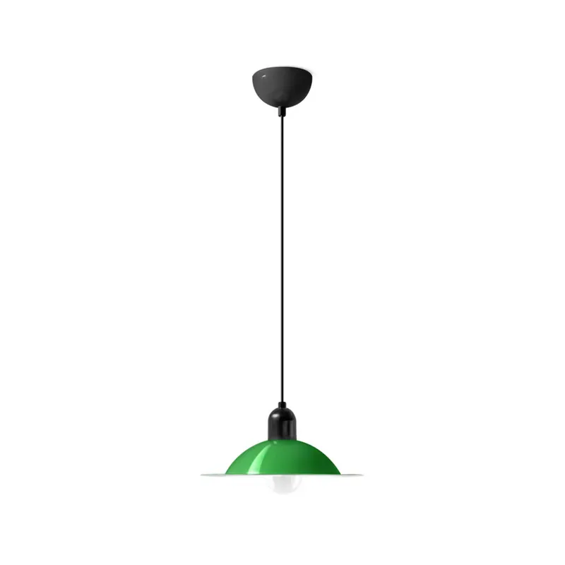 Żyrandol LED Stilnovo Lampiatta, Ø 28 cm, zielona