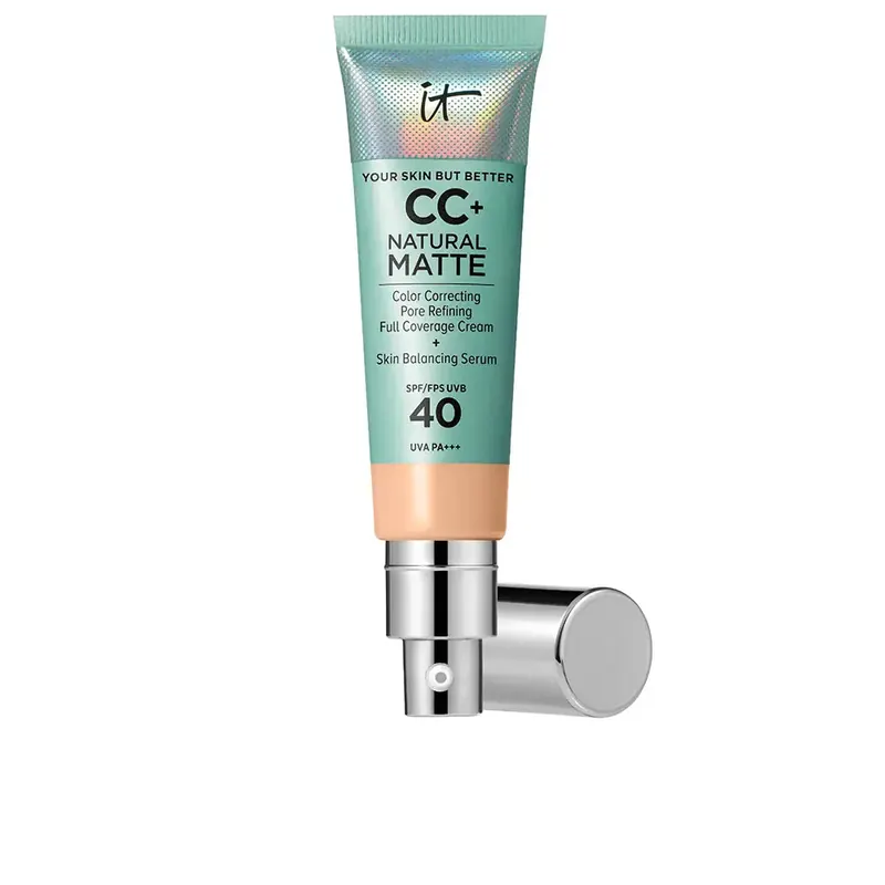 It Cosmetics Cc Natural Matte Cream Foundation Spf40 Light Medium 32ml