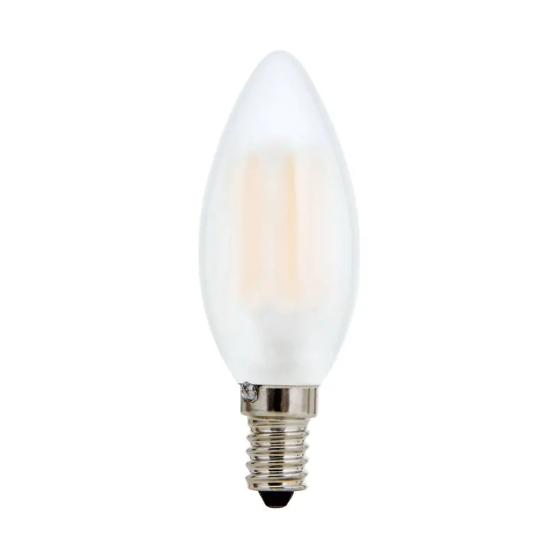 Żarówka świeca LED E14 4,5W 827 matowa wewnątrz