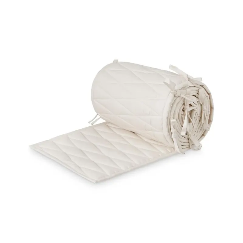 Kremowy ochraniacz do łóżeczka z bawełny organicznej 365 cm Light Sand – Cam Cam Copenhagen