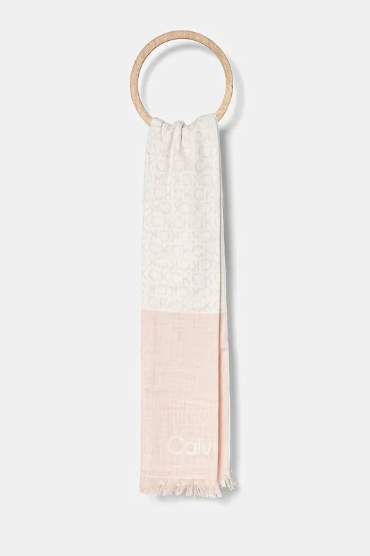 Calvin Klein szal bawełniany