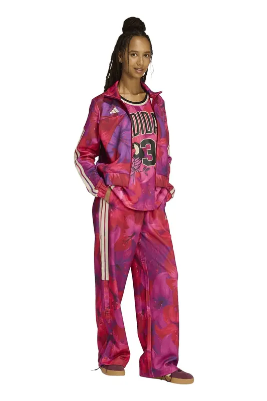 Adidas Farm Tiro Track Pants Bahia Magenta Maat: XXS | Wijde Broeken Outlet | Dames | Roze