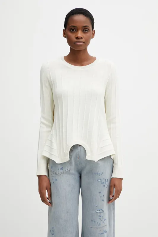 MM6 Maison Margiela sweter damski z wełną