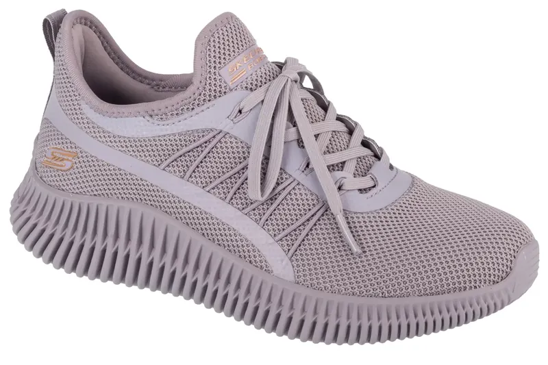 Skechers Bobs Geo-New Aesthetics 117417-QUAL, Damskie, Fioletowe, buty sneakers, tkanina, rozmiar: 37,5