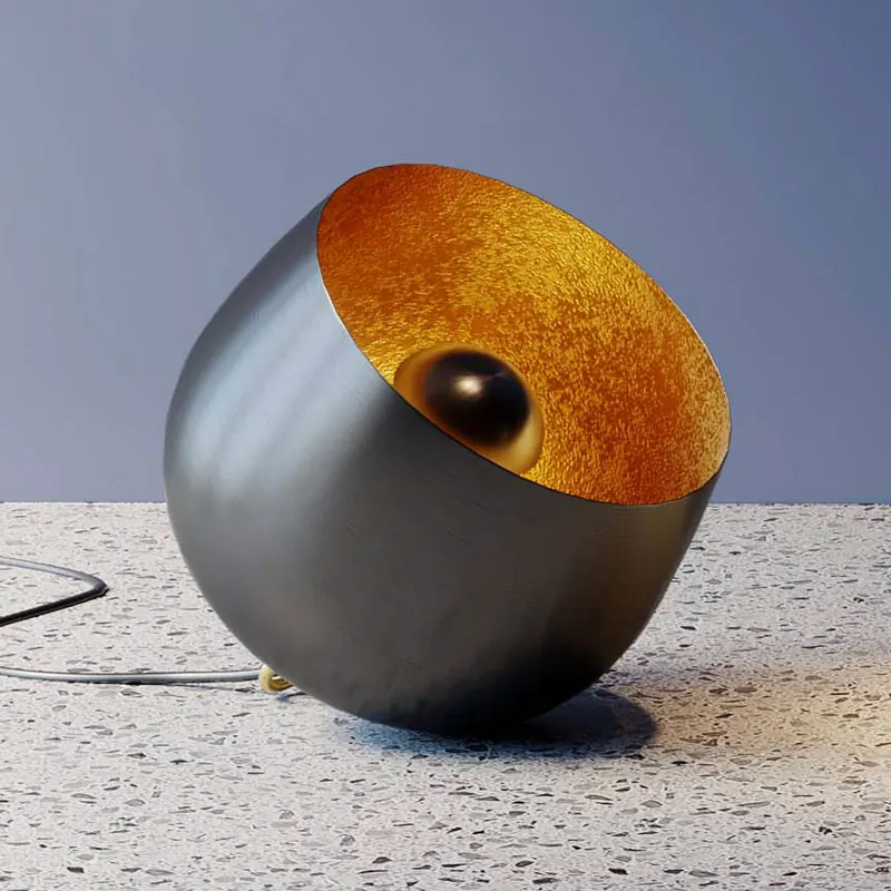 Lampa stojąca Kare Apollon, czarna, Ø 50 cm
