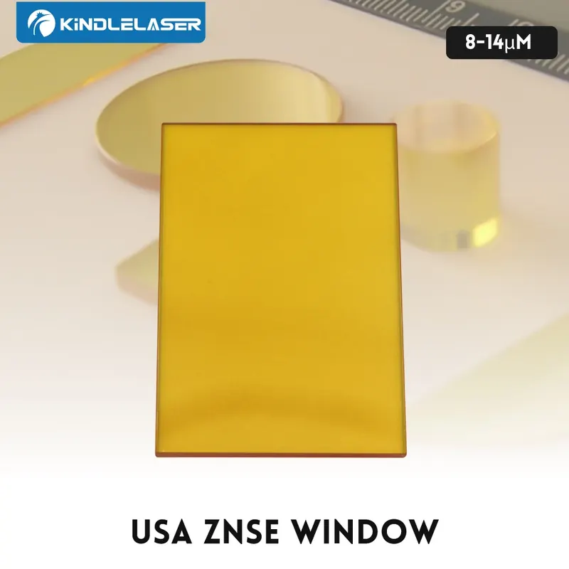 KINDLELASER CO2 Okna ochronne Kwadratowe USA CVD ZnSe Materiał Okna Średnica 90 100 120 140 180 mm dla rury lasera CO2