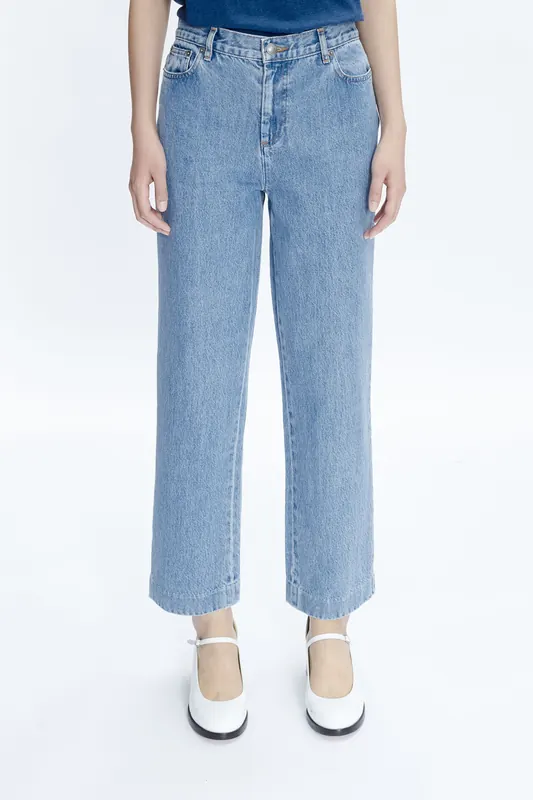 A.P.C. Jeans New Sailor Light Blue Maat: W31 | Straight Jeans Outlet | Dames | Blauw