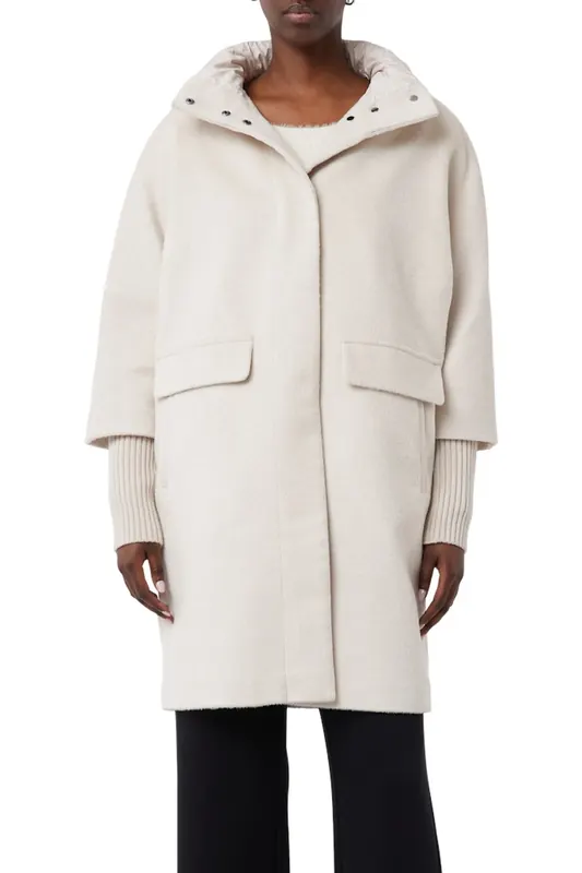 Comma  Jacket Outdoor Beige Maat: 42 | Winterjassen Outlet | Dames | Wit