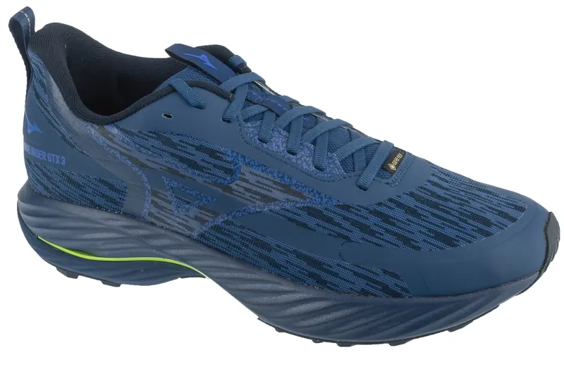 Mizuno Wave Rider GTX 3 J1GC257951, Męskie, Granatowe, buty do biegania, tkanina, rozmiar: 47